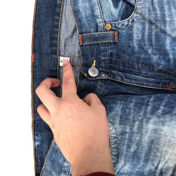 True Religion Jeans Size 36 STRAIGHT Blue - Picture 6 of 6